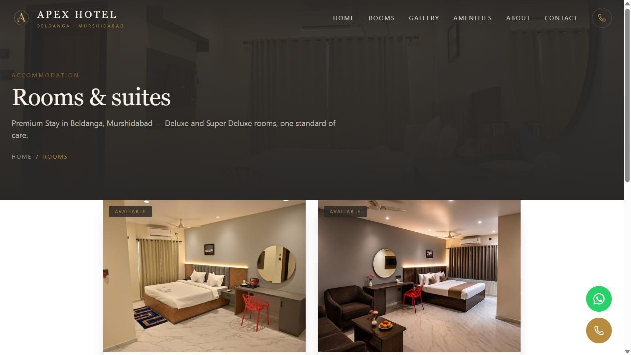 apex hotel rooms screenshot 1