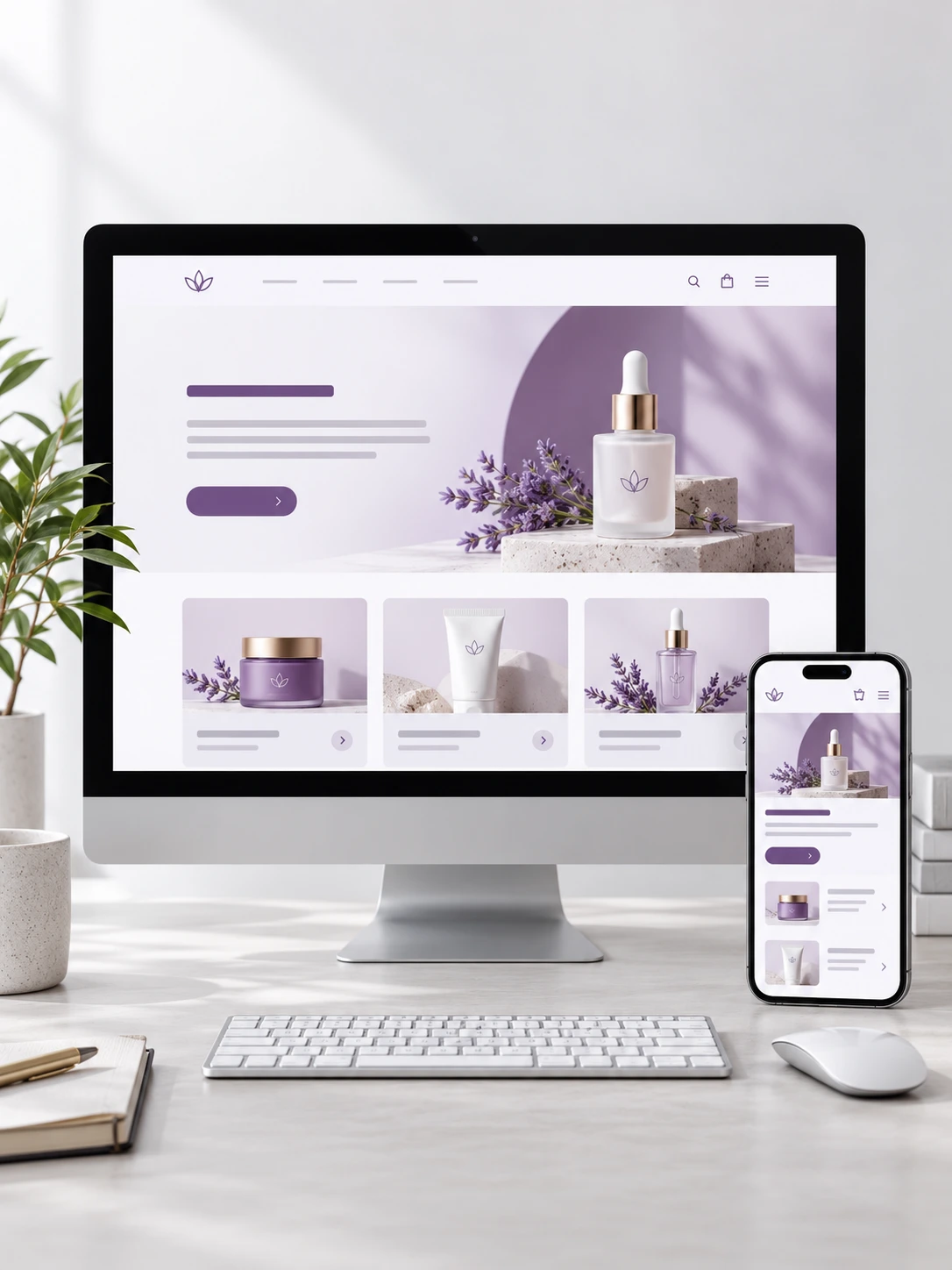 Graphic Design 8 Website & UI Graphics illustrative design example