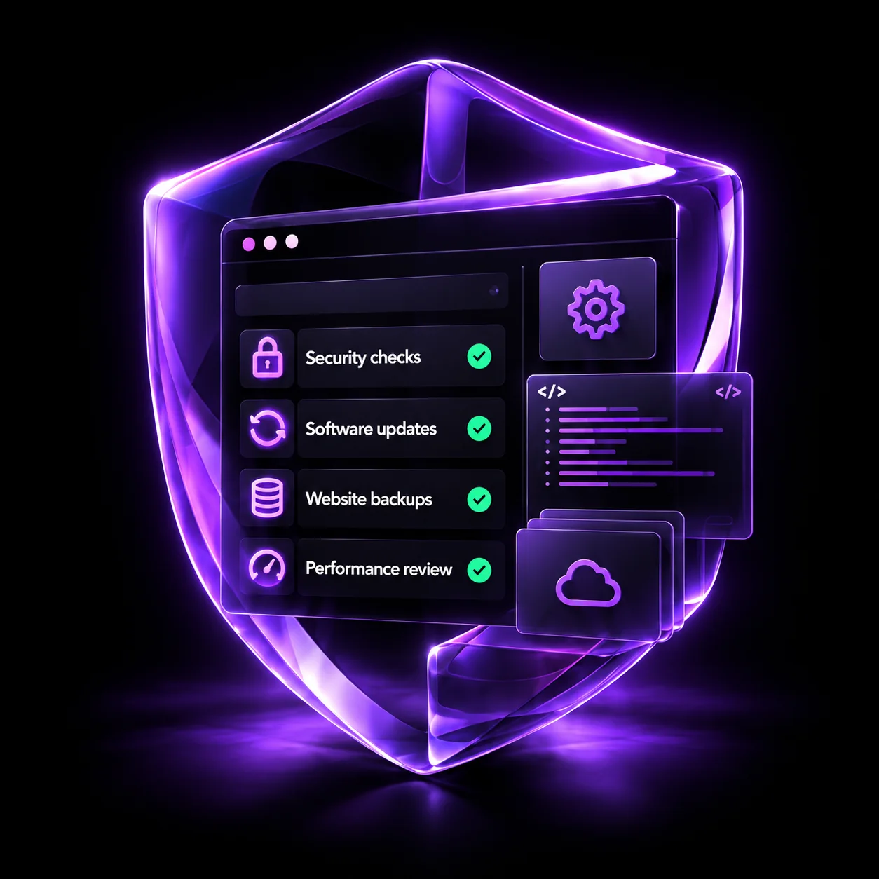 webcare maintenance shield